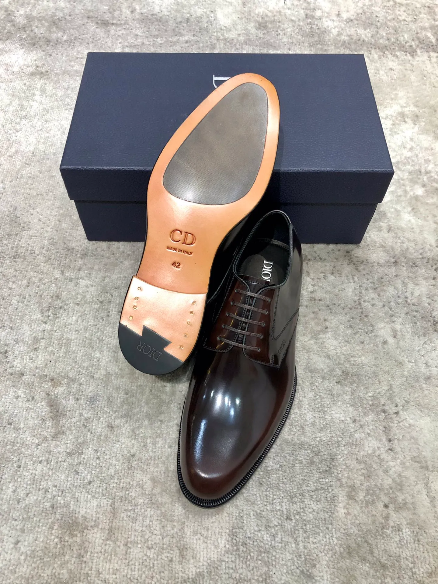 Men's shoes 💰960 Dior's new counters are on sale at the same time. The uppers are imported cowhide, water-dyed cowhide lining, genuine leather outsole, perfect details, standard size 38-44